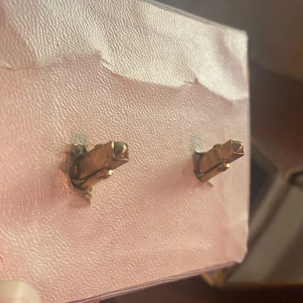 Vintage SWANK Linear Cufflinks - Two Tone Silver and Gold in Original Box